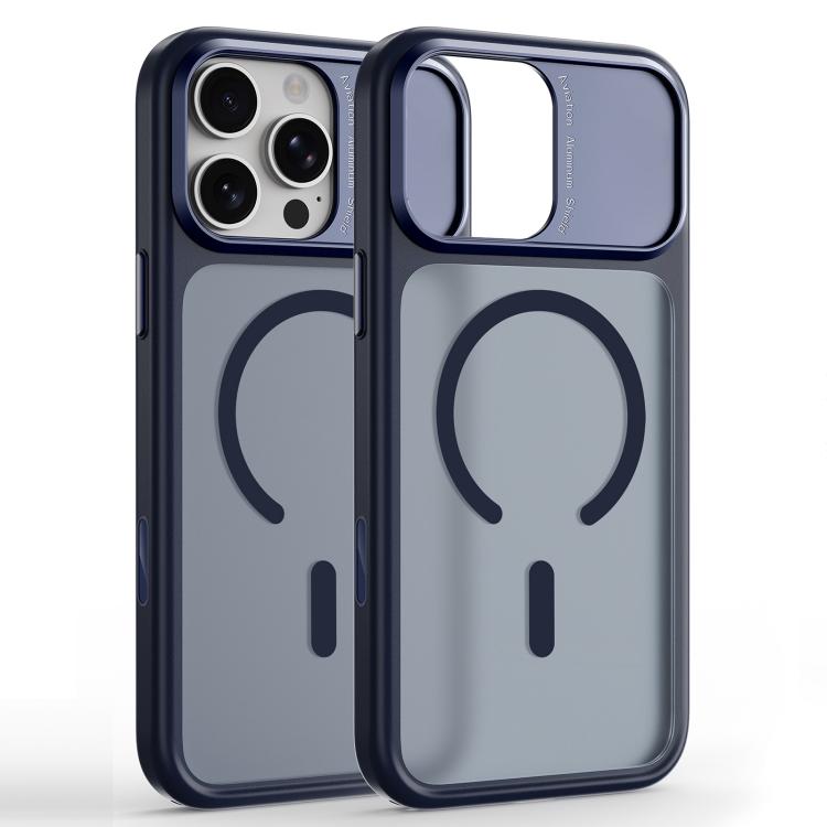 Cornice per fotocamera in metallo, custodia magnetica in TPU + PC., For iPhone 17 Pro Max, For iPhone 17 Pro, For iPhone 16 Pro Max, For iPhone 16 Pro