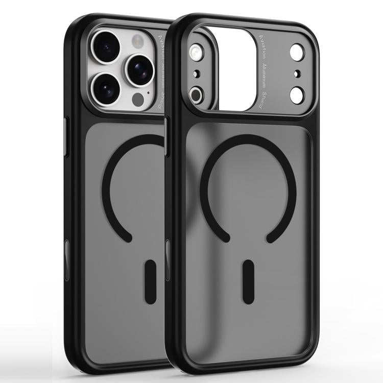 Cornice per fotocamera in metallo, custodia magnetica in TPU + PC., For iPhone 17 Pro Max, For iPhone 17 Pro, For iPhone 16 Pro Max, For iPhone 16 Pro