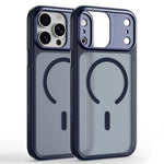 Cornice per fotocamera in metallo, custodia magnetica in TPU + PC., For iPhone 17 Pro Max, For iPhone 17 Pro, For iPhone 16 Pro Max, For iPhone 16 Pro