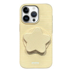 Custodia per telefono in PC a righe Macaron con copertura completa e supporto a stella, For iPhone 14 Pro Max, For iPhone 13 Pro Max, For iPhone 13 Pro, For iPhone 13