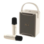 Altoparlante Bluetooth portatile ZGA PF010 con doppio microfono per karaoke