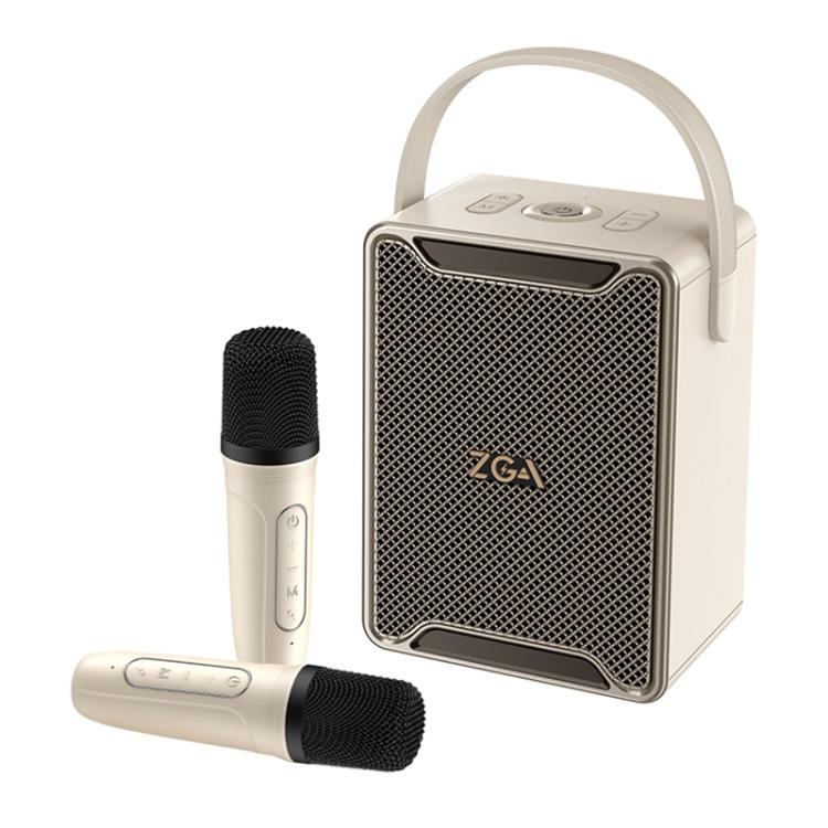 Altoparlante Bluetooth portatile ZGA PF010 con doppio microfono per karaoke