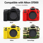 Custodia protettiva in morbido silicone per fotocamera, For Nikon D7000