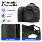 Custodia protettiva in morbido silicone per fotocamera, For Nikon D7000