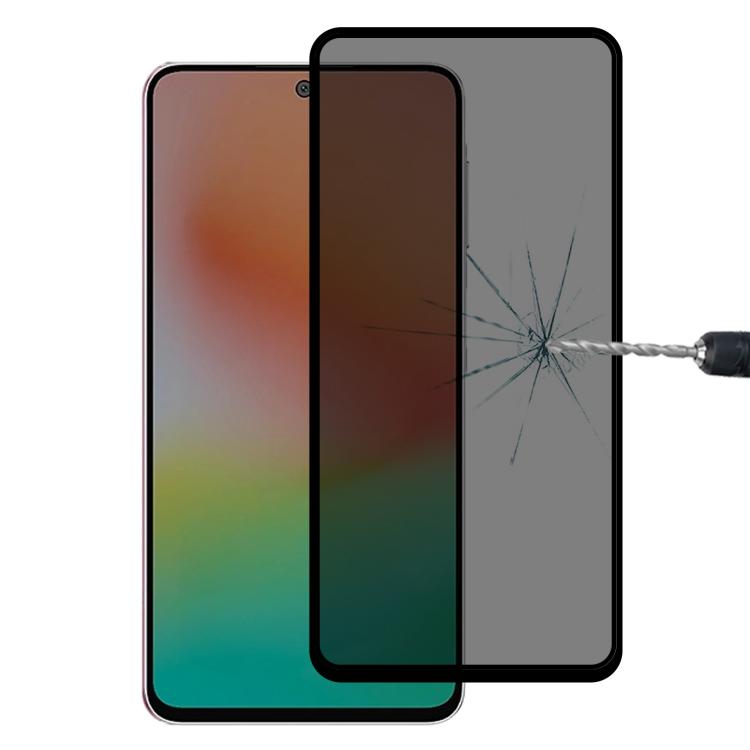 Pellicola in vetro temperato anti-spia a copertura totale con serigrafia., For Galaxy A08 4G, For Galaxy A08 5G, For Galaxy A18 4G, For Galaxy A18 5G, For Galaxy M47 5G, For Galaxy Buddy5 5G