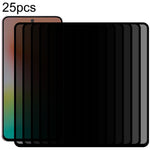 25 pezzi Pellicola serigrafica anti-spia a copertura totale in vetro temperato, For Galaxy A08 4G, For Galaxy A08 5G, For Galaxy A18 4G, For Galaxy A18 5G, For Galaxy M47 5G, For Galaxy Buddy5 5G