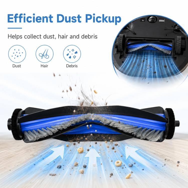 Accessori di ricambio per l'aspirapolvere robot Ecovacs DEEBOT X8 OMNI / X8 Pro OMNI, Main Brush, Side Brush, Filter, Activated Carbon Filter, Dust Bag, Activated Carbon Dust Bag, Roller Mop, Main Brush Cover, Water Tray, Dust Box, Dirty Water Tank    ...
