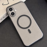 Custodia per telefono ibrida magnetica in TPU con texture in similpelle vegana e pulsante fotocamera AI., For iPhone 17 Pro Max, For iPhone 17 Pro, For iPhone 17, For iPhone 16 Pro Max