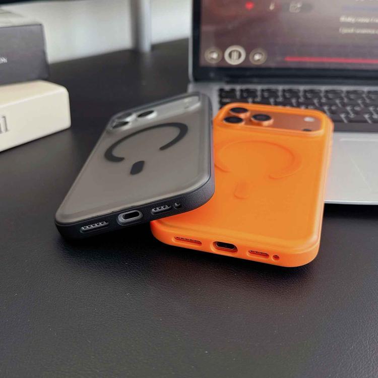 Custodia per telefono ibrida magnetica in TPU con texture in similpelle vegana e pulsante fotocamera AI., For iPhone 17 Pro Max, For iPhone 17 Pro, For iPhone 17, For iPhone 16 Pro Max