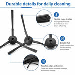 Accessori di ricambio per robot aspirapolvere Ecovacs DEEBOT CEN540 / CEN546 / CR120, New Side Brush, Old Side Brush, New Mop Pad, Old Mop Pad, Filter