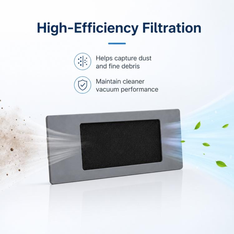 Accessori di ricambio per l'aspirapolvere robot Ecovacs DEEBOT OZMO T8 / T8 AIVI / T8 Max / T9 / N8 Pro, Activated Carbon Filter, Deep Mop Pad, Disposable Mop Pad, 10pcs Wet Mop Pad, Main Brush Cover, Dust Box, Mop Pad Holder