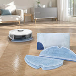 Accessori di ricambio per l'aspirapolvere robot Ecovacs DEEBOT OZMO T8 / T8 AIVI / T8 Max / T9 / N8 Pro, Activated Carbon Filter, Deep Mop Pad, Disposable Mop Pad, 10pcs Wet Mop Pad, Main Brush Cover, Dust Box, Mop Pad Holder