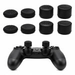 XDcase 8 pezzi Cappucci antiscivolo in silicone impilabili per joystick PS5 / Switch Pro / Xbox 360 Gamepad