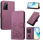 Custodia per telefono in ecopelle con fibbia a forma di albero e gatto YX0014, con cordino., For Galaxy Note20, For Galaxy S20 Ultra