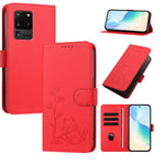 Custodia per telefono in ecopelle con fibbia a forma di albero e gatto YX0014, con cordino., For Galaxy Note20, For Galaxy S20 Ultra