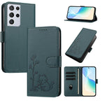 Custodia per telefono in ecopelle con fibbia a forma di albero e gatto YX0014, con cordino., For Galaxy S21 Ultra 5G, For Galaxy Note20 Ultra