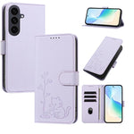 Custodia per telefono in ecopelle con fibbia a forma di albero e gatto YX0014, con cordino., For Galaxy S25 FE 5G, For Galaxy S25 Edge 5G