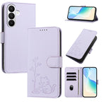 Custodia per telefono in ecopelle con fibbia a forma di albero e gatto YX0014, con cordino., For Galaxy S26 Ultra 5G, For Galaxy S26 5G