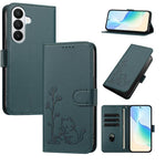 Custodia per telefono in ecopelle con fibbia a forma di albero e gatto YX0014, con cordino., For Galaxy S26 FE 5G, For Galaxy S26+ 5G