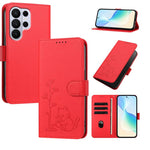 Custodia per telefono in ecopelle con fibbia a forma di albero e gatto YX0014, con cordino., For Galaxy S26 Ultra 5G, For Galaxy S26 5G