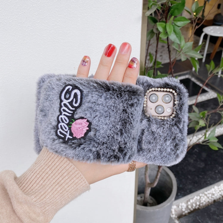 Custodia TPU antiurto a fiore con scaldamani per iPhone 11 e 12
