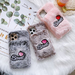 Custodia TPU antiurto a fiore con scaldamani per iPhone 11 e 12