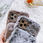 Custodia TPU antiurto a fiore con scaldamani per iPhone 11 e 12