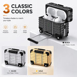 Custodia per auricolari XDcase con design a valigia, ibrida in PC e TPU, con supporto., For AirPods Pro 3, For AirPods Pro 2 / 1