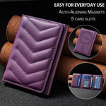 Supporto magnetico a V per cellulare BFK36 con slot per schede RFID
