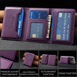 Supporto magnetico a V per cellulare BFK36 con slot per schede RFID