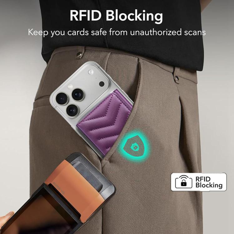 Supporto magnetico a V per cellulare BFK36 con slot per schede RFID