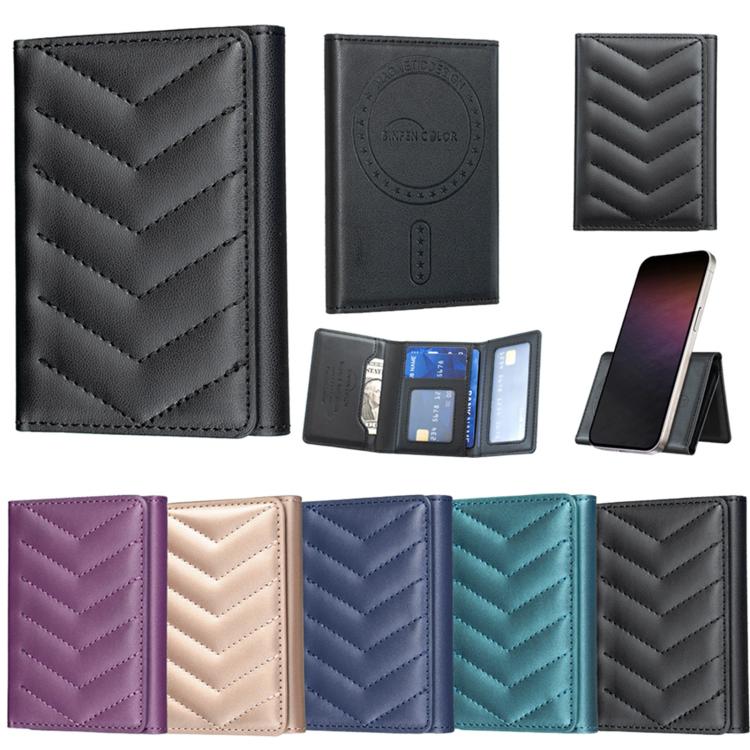 Supporto magnetico a V per cellulare BFK36 con slot per schede RFID