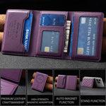 Supporto magnetico a reticolo romboidale BFK37 per cellulari con slot per schede RFID