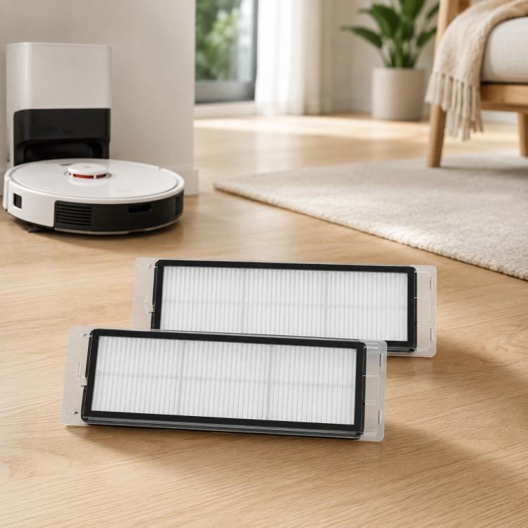 Accessori di ricambio per l'aspirapolvere robot Roborock Q5, Main Brush, Black Five Arm Side Brush, White Five Arm Side Brush, Dual Filter, Dust Bag, Activated Carbon Dust Bag