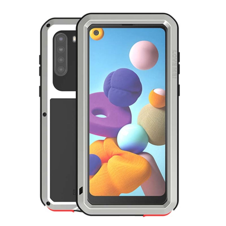 Custodia protettiva in metallo con vetro per Samsung Galaxy S20 F
