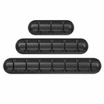 Set di 3 organizer per cavi in silicone