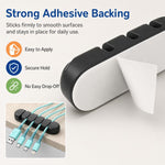 Set di 3 organizer per cavi in silicone
