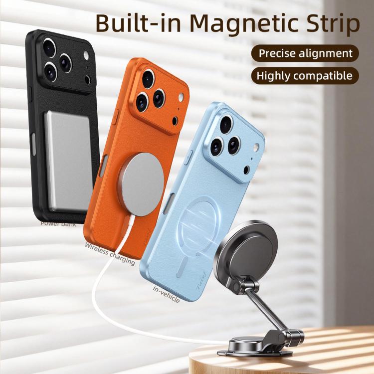 Custodia magnetica per telefono in similpelle vegana effetto pelle di pecora, For iPhone 17 Pro Max, For iPhone 17 Pro, For iPhone 17