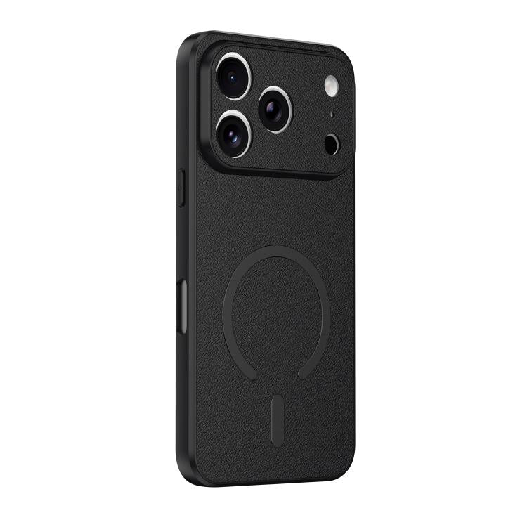 Custodia magnetica per telefono in similpelle vegana effetto pelle di pecora, For iPhone 17 Pro Max, For iPhone 17 Pro, For iPhone 17