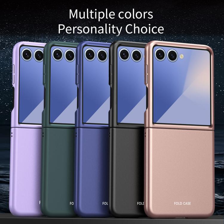 Custodia per telefono antiurto in policarbonato con finitura galvanizzata, piacevole al tatto., For Galaxy Z Flip8 5G