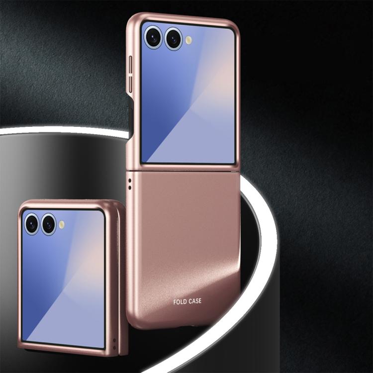 Custodia per telefono antiurto in policarbonato con finitura galvanizzata, piacevole al tatto., For Galaxy Z Flip8 5G