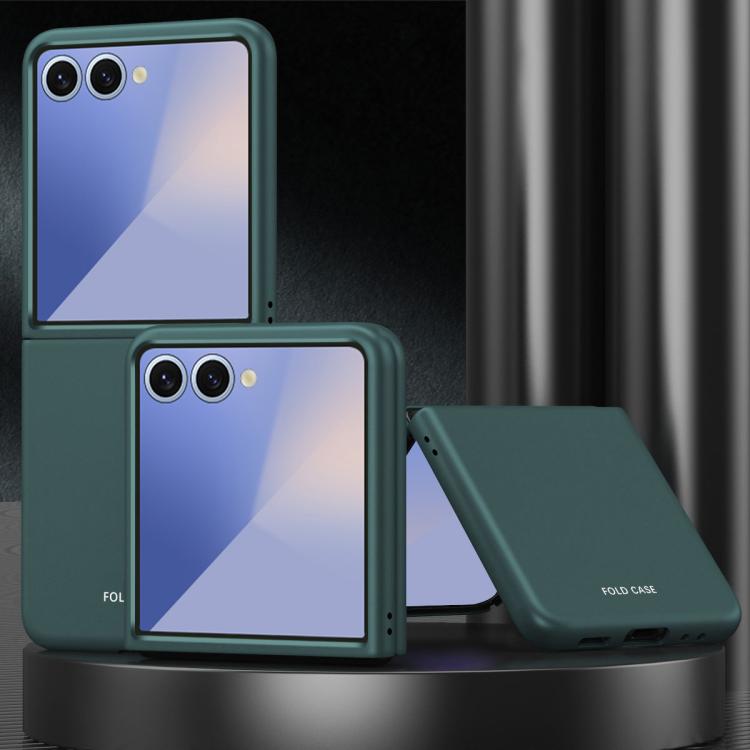 Custodia per telefono antiurto in policarbonato con finitura galvanizzata, piacevole al tatto., For Galaxy Z Flip8 5G