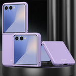 Custodia per telefono antiurto in policarbonato con finitura galvanizzata, piacevole al tatto., For Galaxy Z Flip8 5G