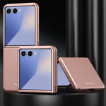 Custodia per telefono antiurto in policarbonato con finitura galvanizzata, piacevole al tatto., For Galaxy Z Flip8 5G