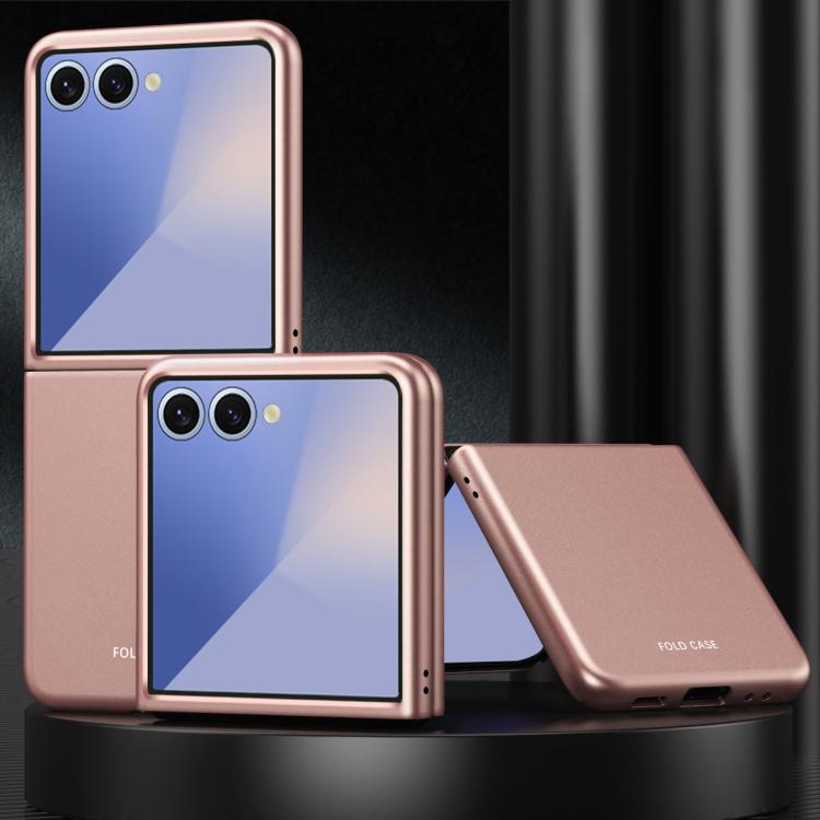 Custodia per telefono antiurto in policarbonato con finitura galvanizzata, piacevole al tatto., For Galaxy Z Flip8 5G