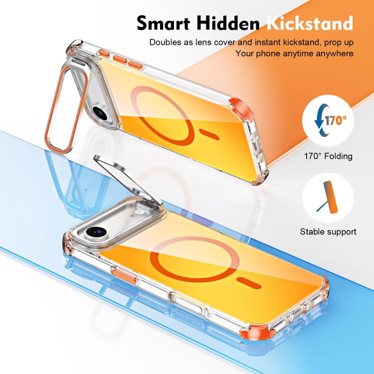 Custodia magnetica con supporto e lente camaleontica, For iPhone Air