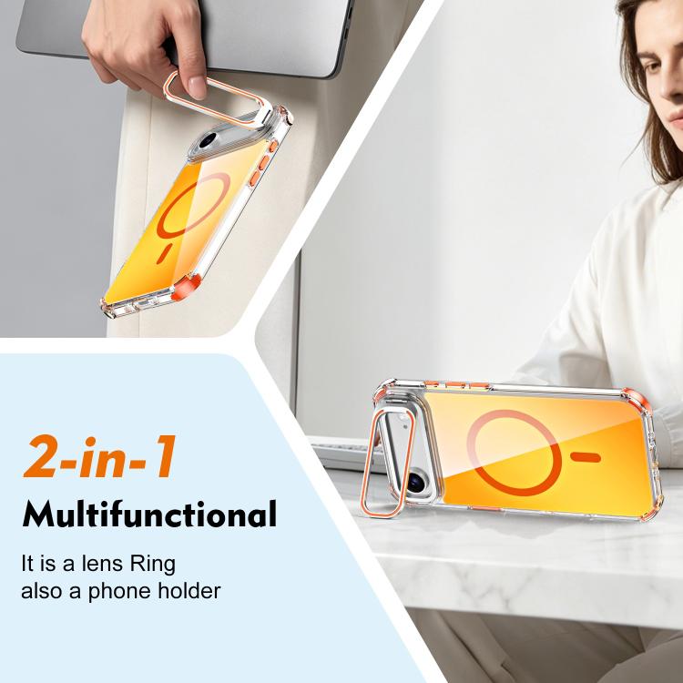 Custodia magnetica con supporto e lente camaleontica, For iPhone Air