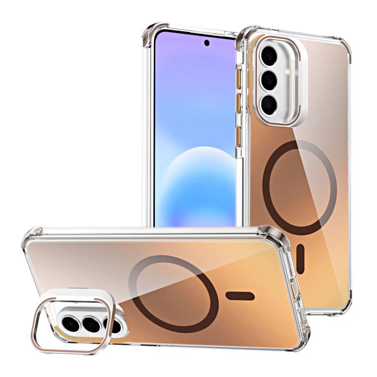 Custodia magnetica con supporto e lente camaleontica, For Galaxy S26 Ultra 5G, For Galaxy A57 5G