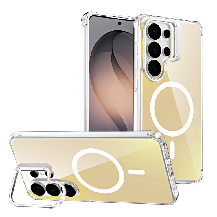 Custodia magnetica con supporto e lente camaleontica, For Galaxy S26 Ultra 5G, For Galaxy A57 5G