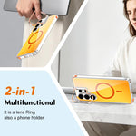 Custodia magnetica con supporto e lente camaleontica, For Galaxy S26 Ultra 5G, For Galaxy A57 5G